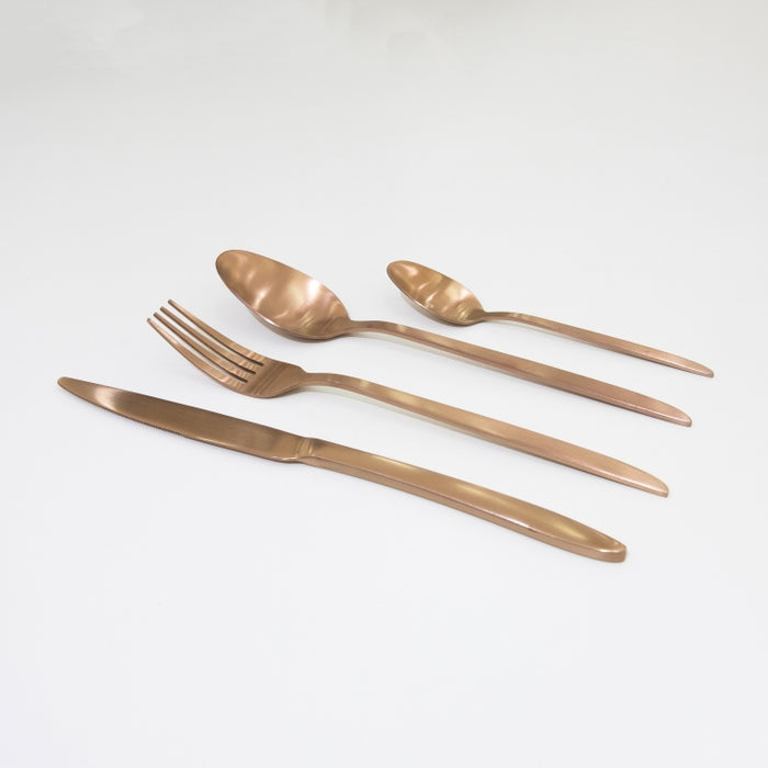 FOSUNY-24PCS CUTLERY SET MAT COPPER (202061243)