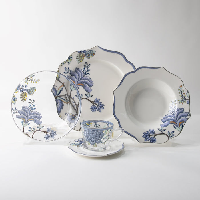 TWINS-20PCS DINNER SET FLORAL BLUE (202029265)