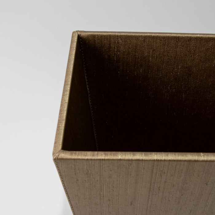 CONIC WASTE BASKET SILK BRONZE (202042177)