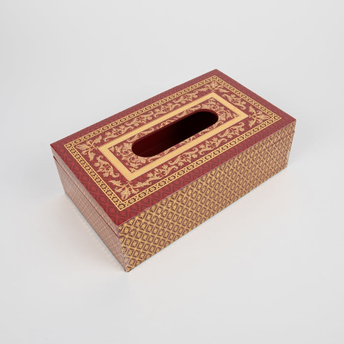BAROQUE RED TISSUE BOX 24X18CM (202073474)
