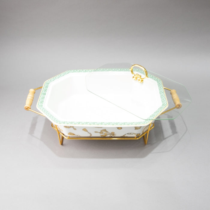 WEIDA 14.5'' OCTAGON CASSEROLE GREEN (202029283)