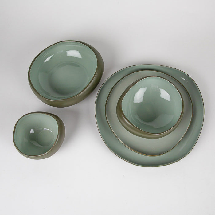 ORGANICA GREEN SIDE PLATE 22CM (202073244)