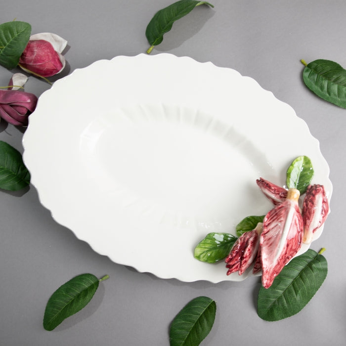 RADICCHIO OVAL TRAY BOTTOM 45CMX30CM (202029218)
