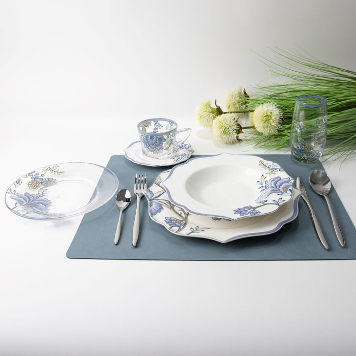 TWINS-20PCS DINNER SET FLORAL BLUE (202029265)