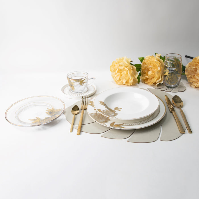 TWINS-20PCS DINNER SET PEONY GOLD (202029262)