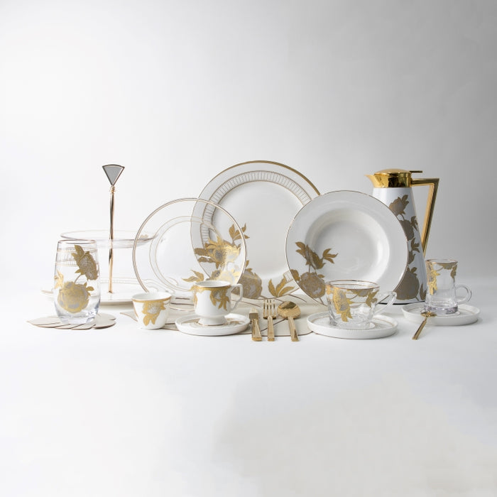 TWINS-20PCS DINNER SET PEONY GOLD (202029262)