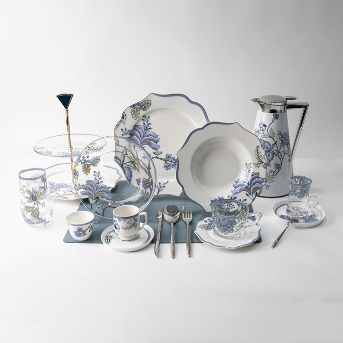 TWINS-20PCS DINNER SET FLORAL BLUE (202029265)