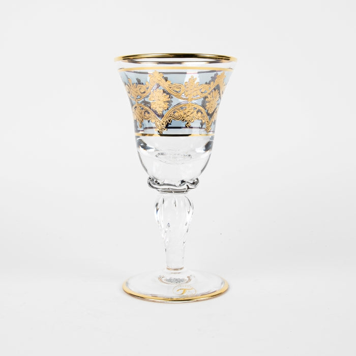 P220 GOBLET 6PCS BLUE/GOLD (202016413)