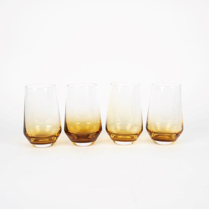 PRISM 4PCS HIGHBALL TUMBLER AMBER (202016462)