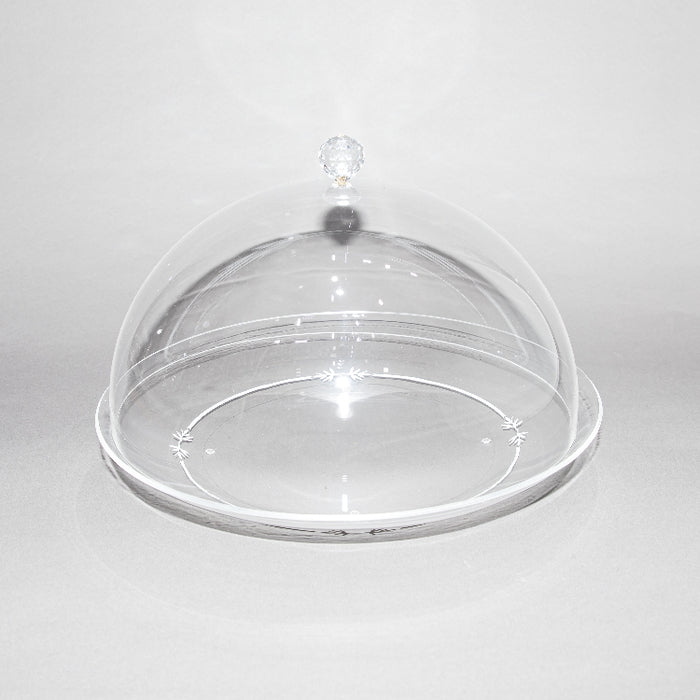 ZHENYU CAKE BOX DOME 44CM LEAVES (202222528)