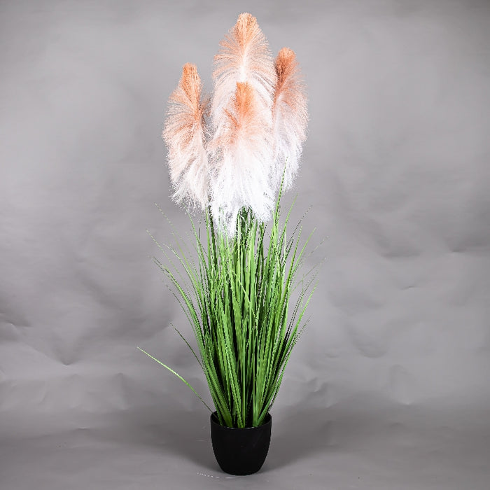 LONGJIN 60INCH PLUME GRASS WITH PLASTIC POT (413252057)