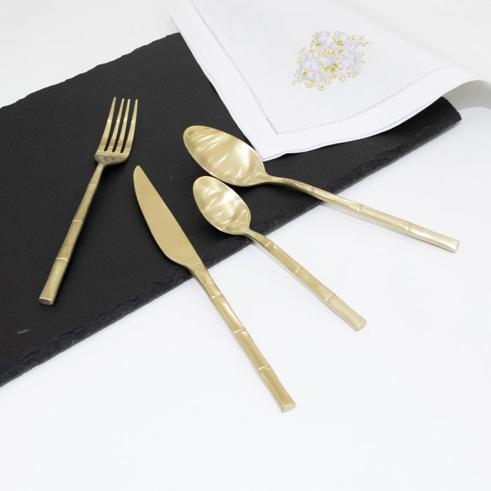 FOSUNY-24PCS CUTLERY SET MATT GOLD (202061249)