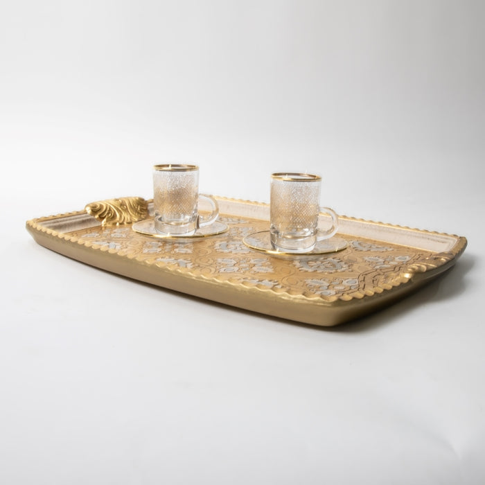FIRIDOLFI WOODEN RECT.TRAY MED IV (202107443)