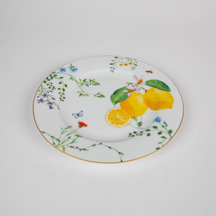 FLEURS CITRONS PORCELAIN SIDE PLATE 19CM (202073343)