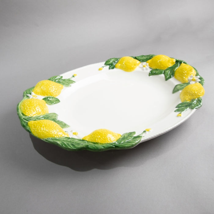 LEMON TRAY OVAL 46CMX30CM (202029181)