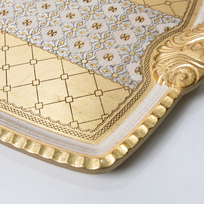 CALFUCCI WOODEN RECT.TRAY LRG IV/ (202107451)