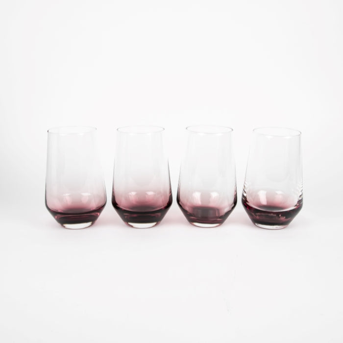 PRISM 4PCS HIGHBALL TUMBLER PLUM (202016461)