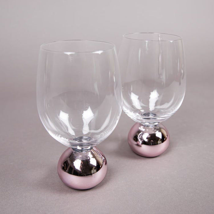 ASTRID 2PCS WINE GLASS ROSE (202016036)