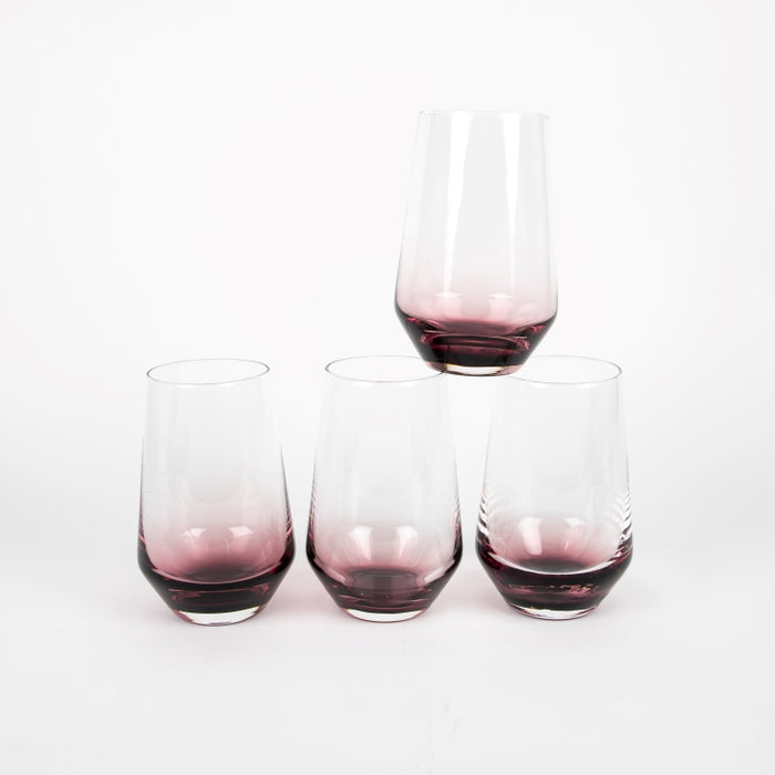 PRISM 4PCS HIGHBALL TUMBLER PLUM (202016461)