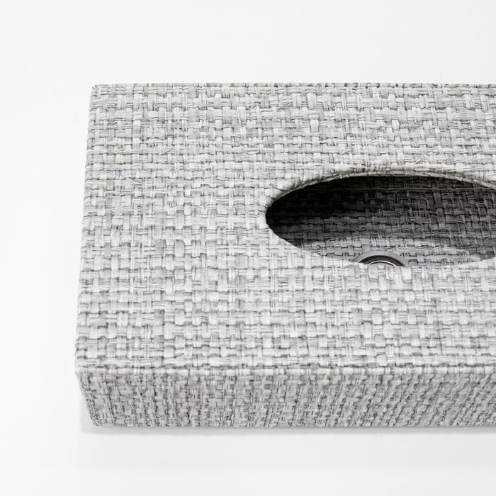 RECT.TISSUE BOX RAFYA GREY (202042174)