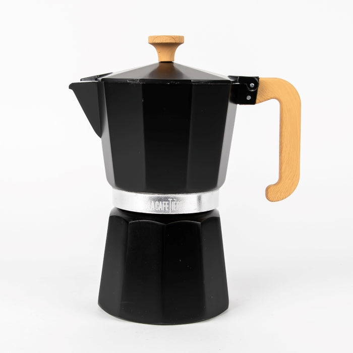 LC VENICE ALMN ESPRESSO MAKER 290ML 6CUP BLACK (202031015)