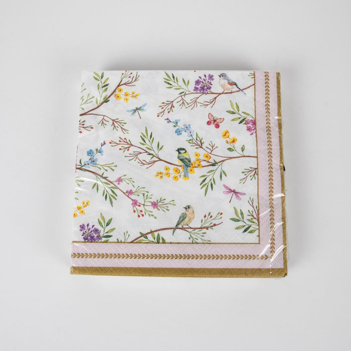 BIRDS MELODY PAPER NAPKIN PACK/20 (202073270)