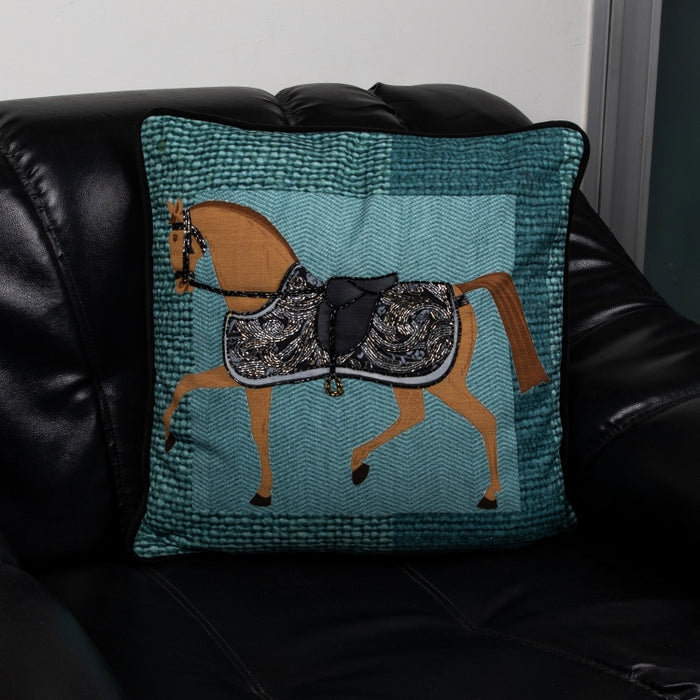 CUSHION HORSE MULTI 45X45 (327131014)