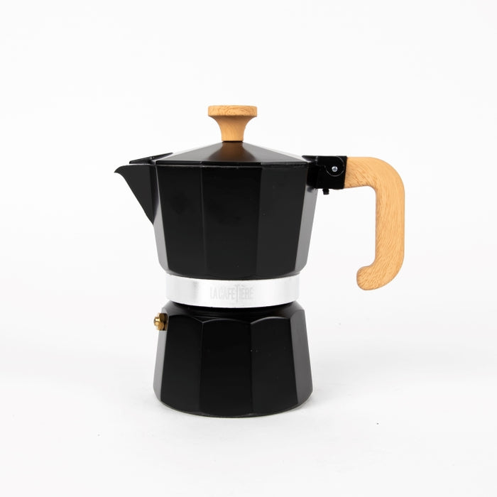 LC VENICE ALMN ESPRESSO MAKER 150ML 3CUP BLACK (202031014)