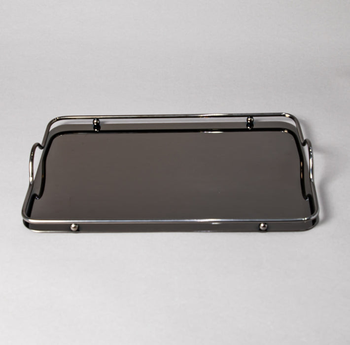 STEEL TRAY 42CMX27CM BLACK (202016358)