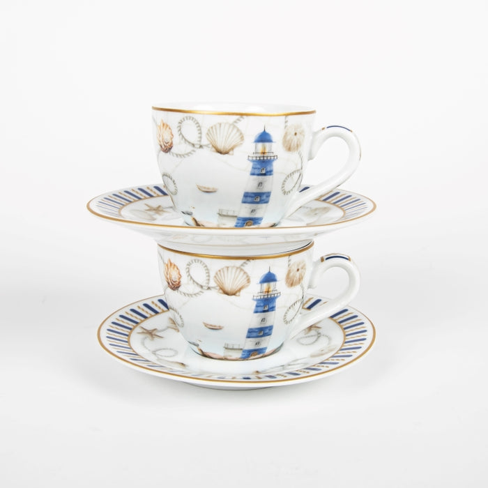 BLUE LTHOUSE S/2 COFFEE CUP 110ML (202073458)