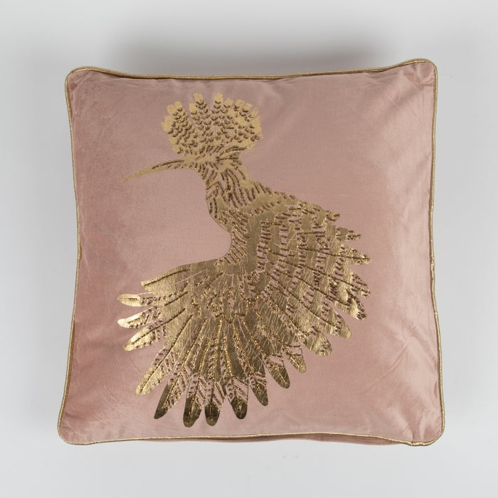 CUSHION HOOPOE BLUSH 45X45 (327131020)