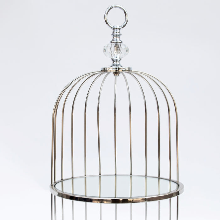 DAZHANG-LANTERN SLV NKL D27CM H60CM (418060129)