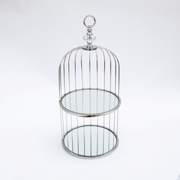 DAZHANG-LANTERN SLV NKL D27CM H60CM (418060129)