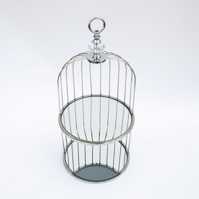 DAZHANG-LANTERN SLV NKL D27CM H60CM (418060129)