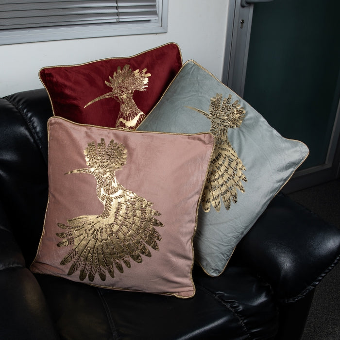 CUSHION HOOPOE BLUSH 45X45 (327131021)