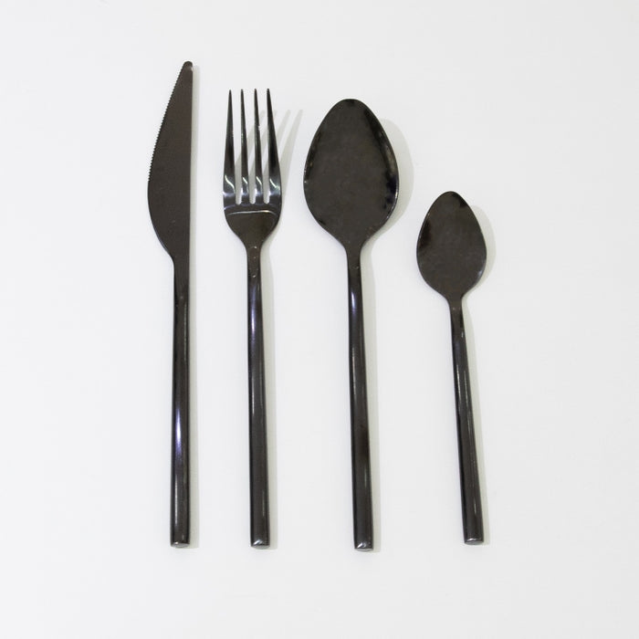 FOSUNY-24PCS CUTLERY SET SHINY BLACK (202061244)