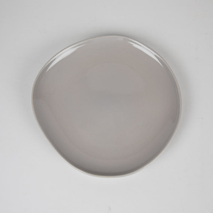 ORGANIC GREY SIDE PLATE 22CM (202073252