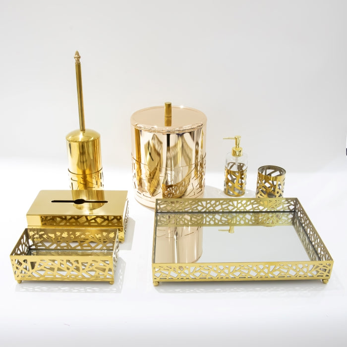 DAZHANG-7PCS BATHROOM SET GOLD (264846595)