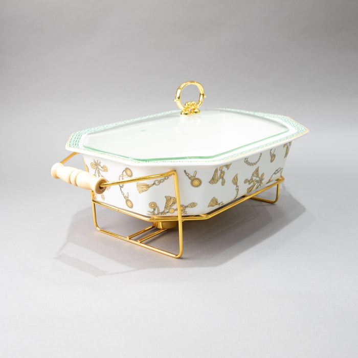 WEIDA 12.5" OCTAGON CASSEROLE GREEN (202029282)