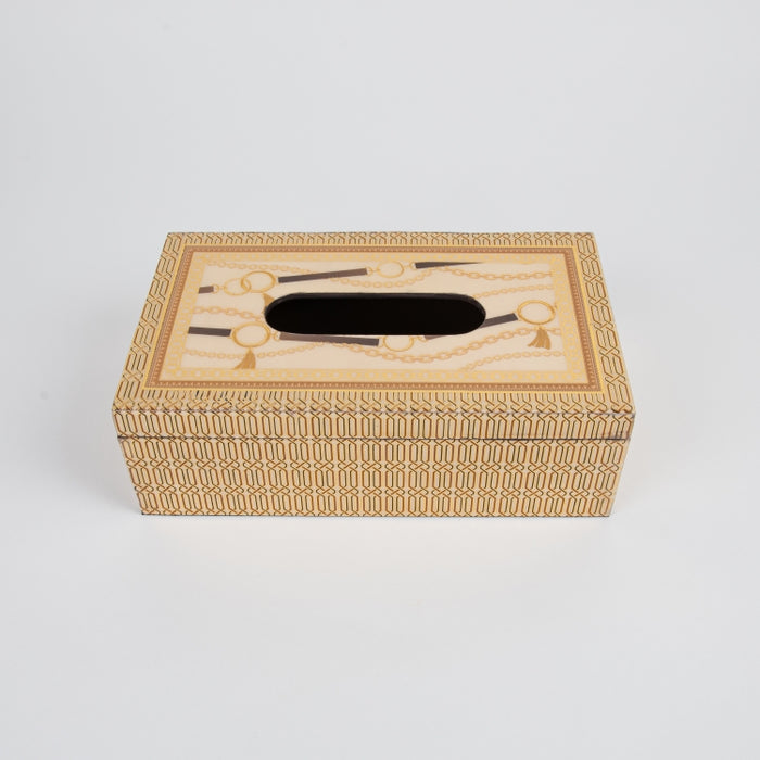 LUXURY CHAIN TISSUE BOX 24X18CM (202073475)