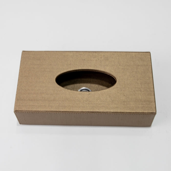 RECT.TISSUE BOX SILK BRONZE (202042178)