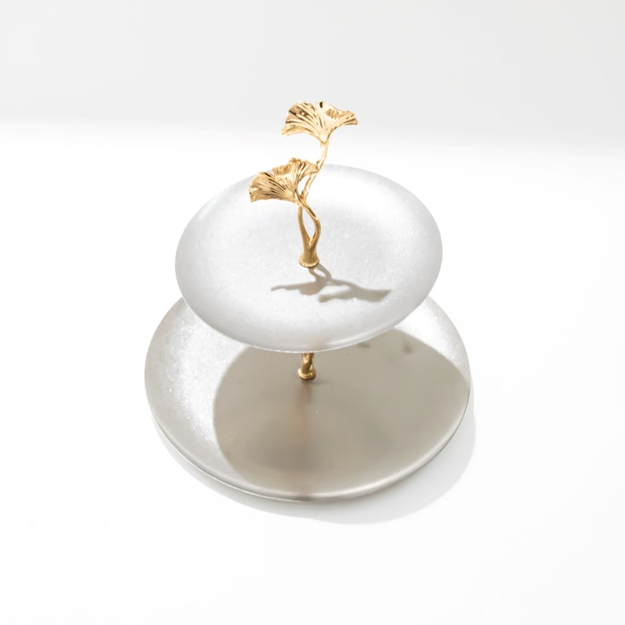 DAZHANG-STAINLESS STEEL 2-TIER PLATE 26X27CM (202107502