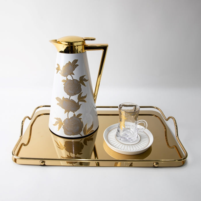 TWINS-VACUUM FLASK 1LT PEONY GOLD (202035108)