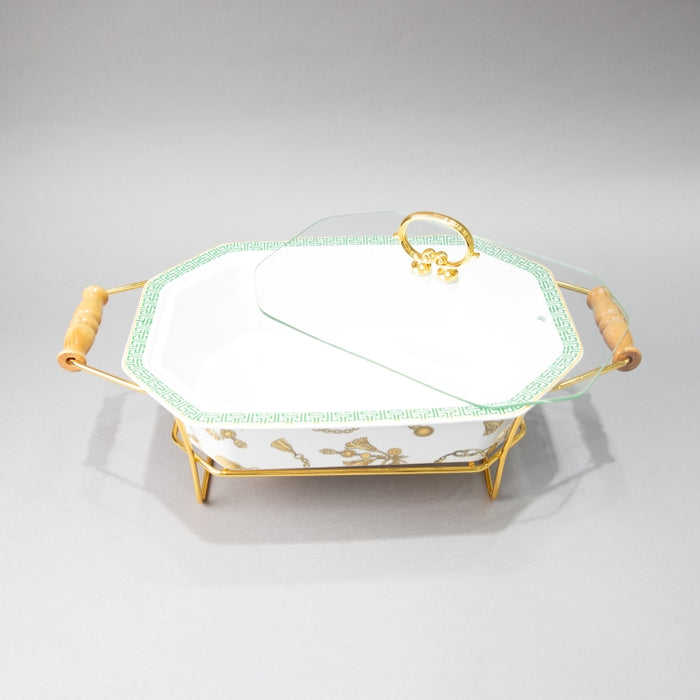 WEIDA 12.5" OCTAGON CASSEROLE GREEN (202029282)