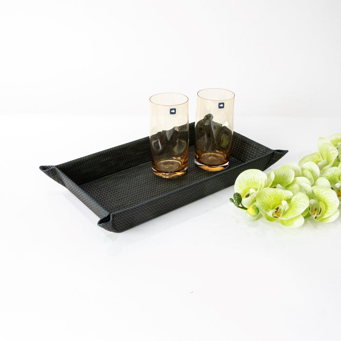 VALET TRAY SMALL DARK GREEN 34CMX19CM (202042199)