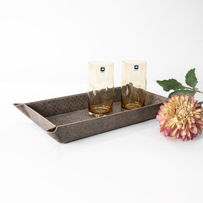 VALET TRAY SMALL BROWN 34CMX19CM (202042192)