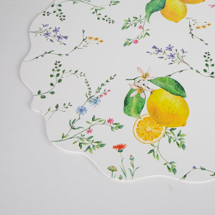 FLEURS CITRONS SET/2 TABLE MAT 34.5X34.5CM (202073358)