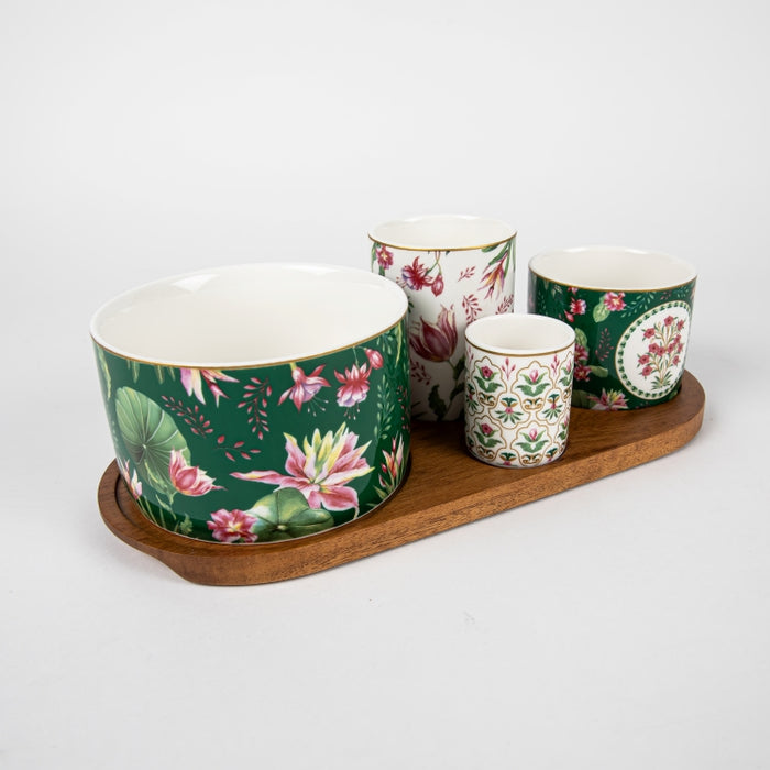 BOTANIC CHIC SET/5 APPETIZER SET (202073291)