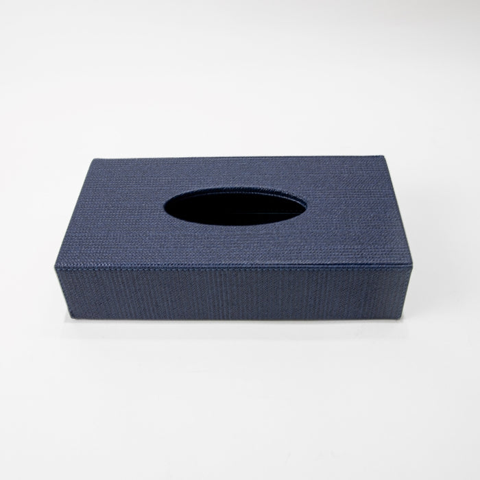RECT.TISSUE BOX BRAID NAVY (202042170)