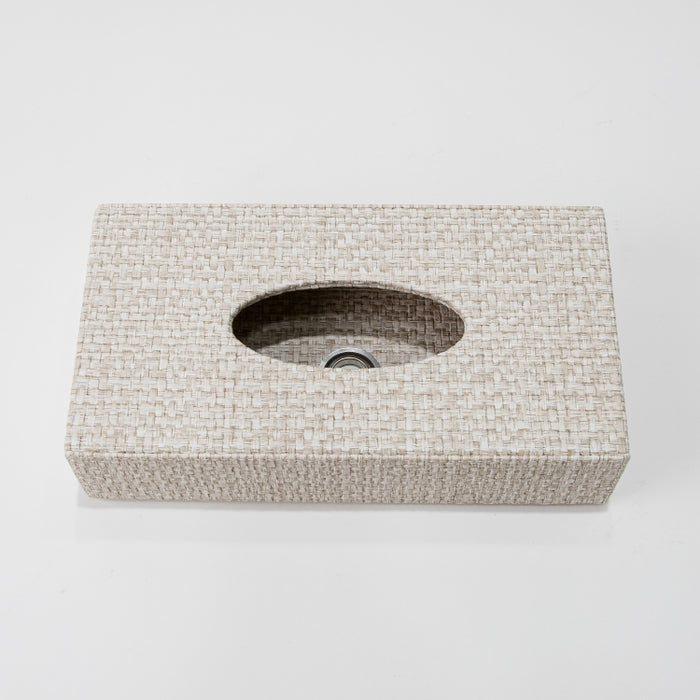 RECT.TISSUE BOX RAFYA BEIGE (202042176)